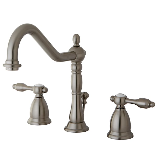8" Widespread Bathroom Faucet, Brushed Nickel